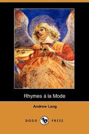 Rhymes a la Mode by Andrew Lang