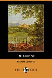 Cover of: The Open Air (Dodo Press) by Richard Jefferies
