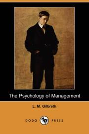 Cover of: The Psychology of Management (Dodo Press)