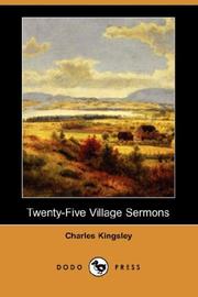 Cover of: Twenty-Five Village Sermons (Dodo Press) by Charles Kingsley