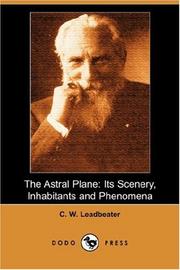 Astral Plane by Charles Webster Leadbeater