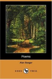 Cover of: Poems (Dodo Press) by Alan Seeger