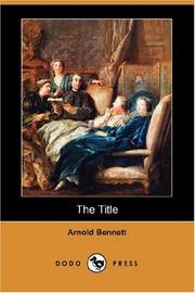 The title by Arnold Bennett