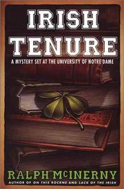 Cover of: Irish tenure: a mystery set at the University of Notre Dame