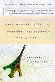 Cover of: Fashionable Nonsense: Postmodern Intellectuals' Abuse of Science
