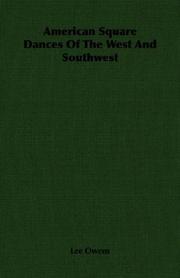 Cover of: American Square Dances Of The West And Southwest