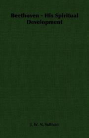 Cover of Beethoven; his spiritual development