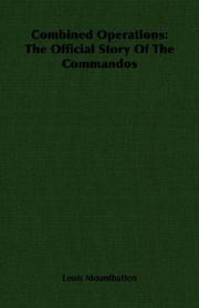 Cover of: Combined Operations by Louis Mountbatten