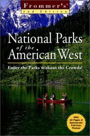 Cover of: Frommer's National Parks of the American West (Frommer's National Parks of the American West, 2nd ed)