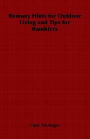 Cover of: Romany Hints for Outdoor Living and Tips for Ramblers