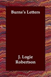 Cover of: Burns's Letters