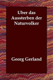 Cover of: Über das Aussterben der Naturvölker