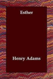 Cover of: Esther by Henry Adams, Henry Adams