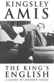 Cover of: The King's English  by Kingsley Amis