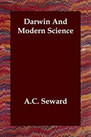 Cover of: Darwin And Modern Science by A. C. Seward