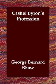 Cover of: Cashel Byron's Profession by George Bernard Shaw