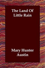 Cover of: The Land Of Little Rain by Mary Austin