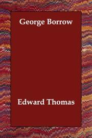 Cover of: George Borrow by Edward Thomas
