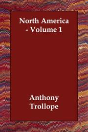 Cover of: North America by Anthony Trollope