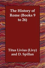 Cover of: The History of Rome (Books 9 to 26)