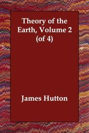 Cover of: Theory of the Earth, Volume 2 (of 4)