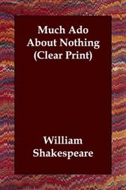 Cover of: Much Ado About Nothing (Clear Print) by William Shakespeare