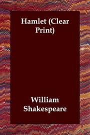 Cover of: Hamlet (Clear Print) by William Shakespeare