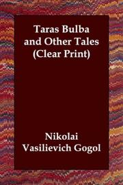 Cover of: Taras Bulba and Other Tales (Clear Print) by Николай Васильевич Гоголь