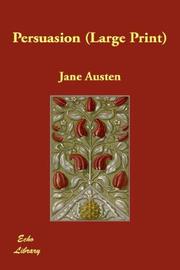 Cover of: Persuasion (Large Print) by Jane Austen