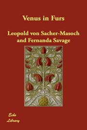 Cover of: Venus in Furs by Leopold Ritter von Sacher-Masoch