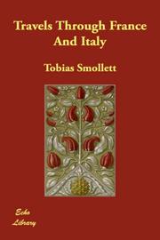 Cover of: Travels Through France And Italy by Tobias Smollett