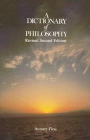 Cover of: A Dictionary of Philosophy by Antony Flew