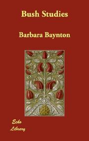 Bush Studies by Barbara Baynton
