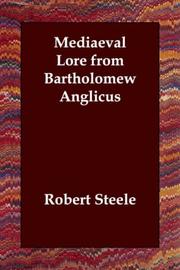 Cover of: Mediaeval Lore from Bartholomew Anglicus