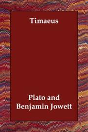 Cover of: Timaeus by Πλάτων, Πλάτων