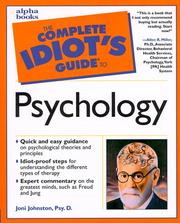 Cover of: The complete idiot's guide to psychology