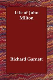 Cover of: Life of John Milton