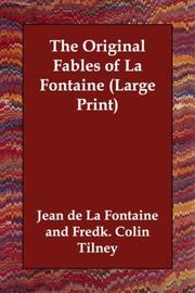 Cover of: The Original Fables of La Fontaine (Large Print) by Jean de La Fontaine