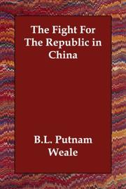 Cover of: The Fight For The Republic in China