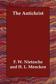 Cover of: The Antichrist by Friedrich Nietzsche, H. L. Mencken