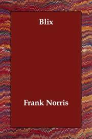 Cover of: Blix by Frank Norris