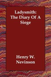 Cover of: Ladysmith: The Diary Of A Siege
