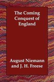 Cover of: The Coming Conquest of England by August Niemann, August Niemann