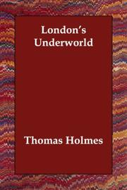 Cover of: London's Underworld