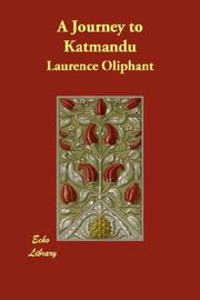 Cover of: A Journey to Katmandu by Laurence Oliphant