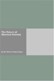 Cover of: The Return of Sherlock Holmes by Arthur Conan Doyle