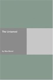 Cover of: The Untamed by Frederick Faust