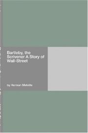 Cover of Bartleby, the Scrivener