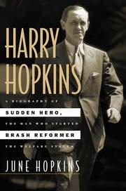 Cover of: Harry Hopkins by June Hopkins