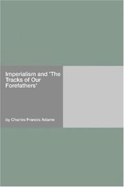 Cover of: Imperialism and "The Tracks of Our Forefathers"